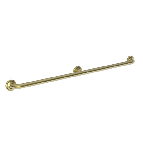 Newport Brass Two Post 42" Grab Bar in Polished Brass Uncoated (Living), 45" L, Solid Brass 2440-3942-03N - main